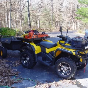 ATV wood hauler