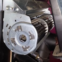 Ravelli Francesca blower fan motor - installed