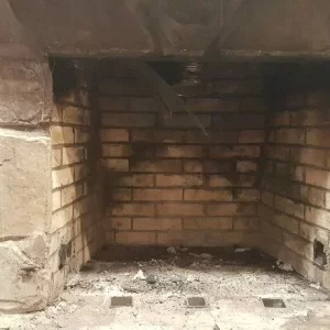 Open fireplace