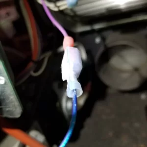 purple/blue wires