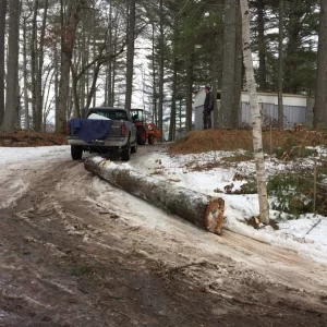 Trailer hitch winch plus diesel equals power