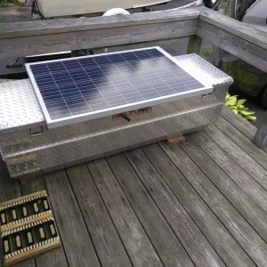 Solar ventilated kindling box