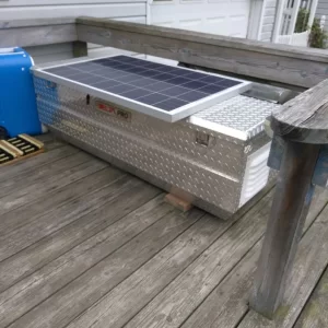 Solar ventilated kindling box