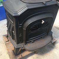 front of stove