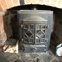 Courtier No 5 Stove Doors closed