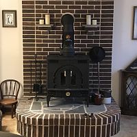 Consolidated Dutchwest Federal Airtight CAT wood stove circa 1985