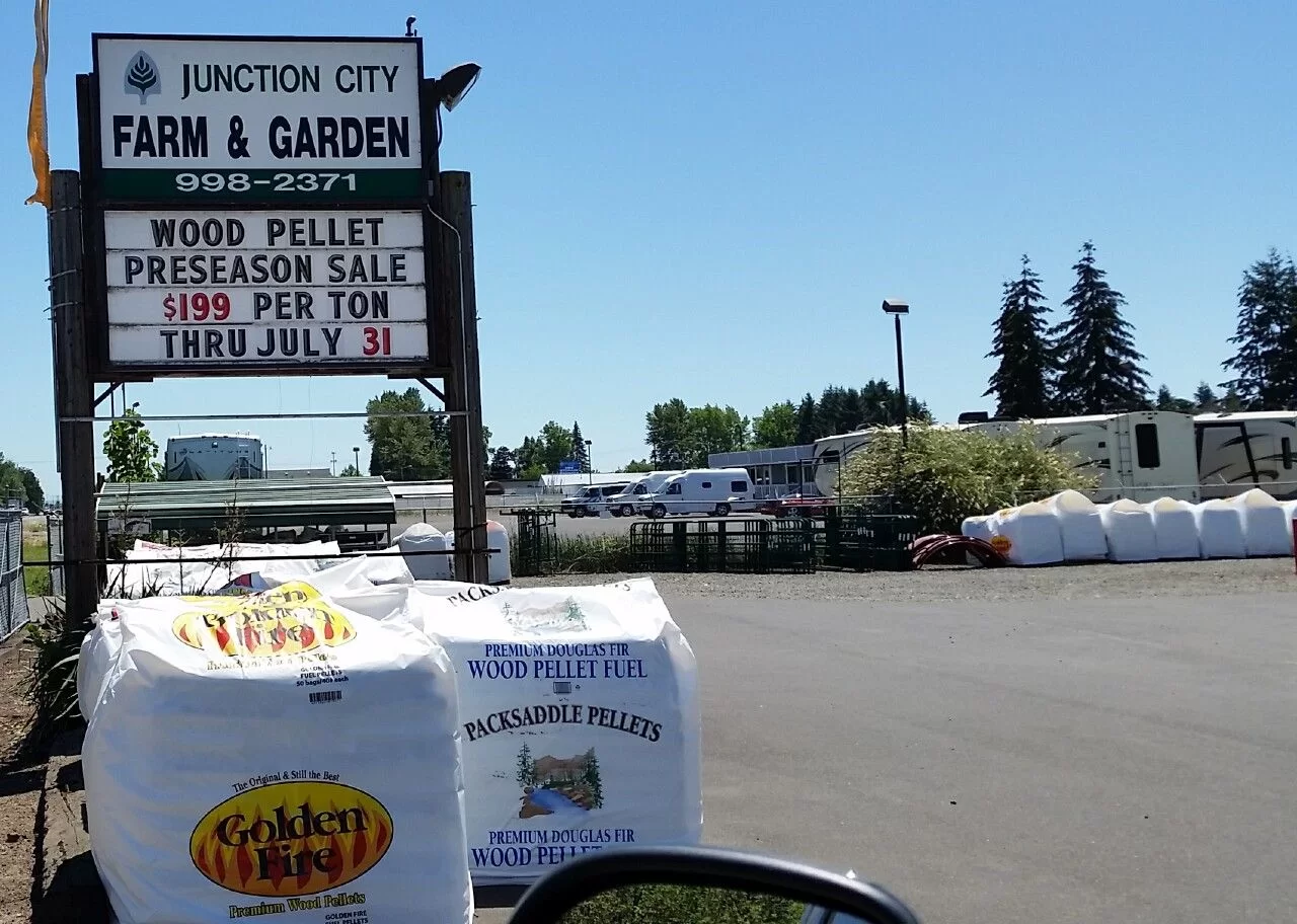 2016 Pellet sale in western Oregon