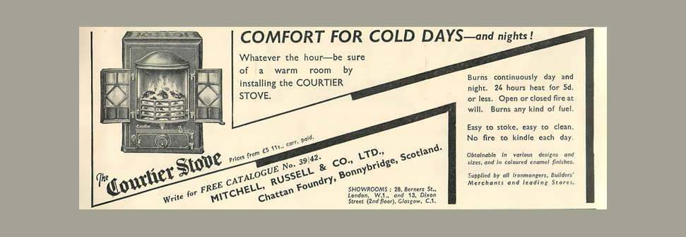 Courtier No 5 Stove Ad