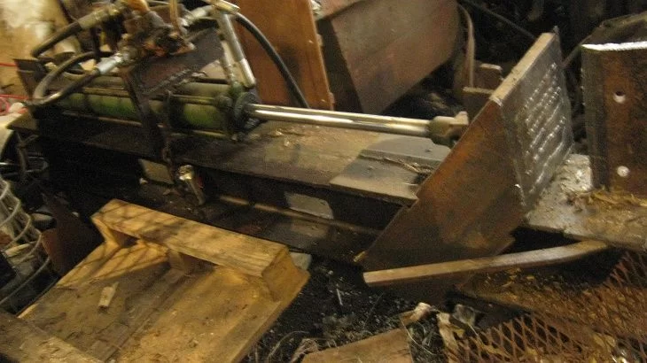 Electric Log splitter homemade