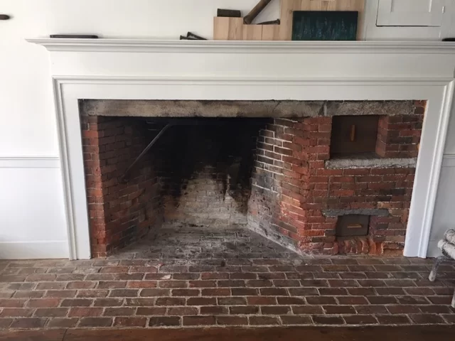 Living room hearth