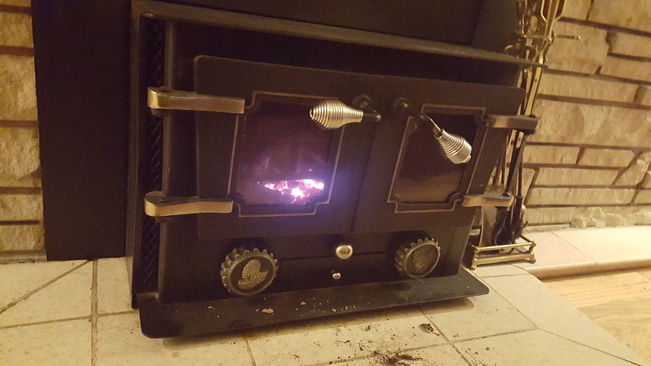 Our woodburning stove