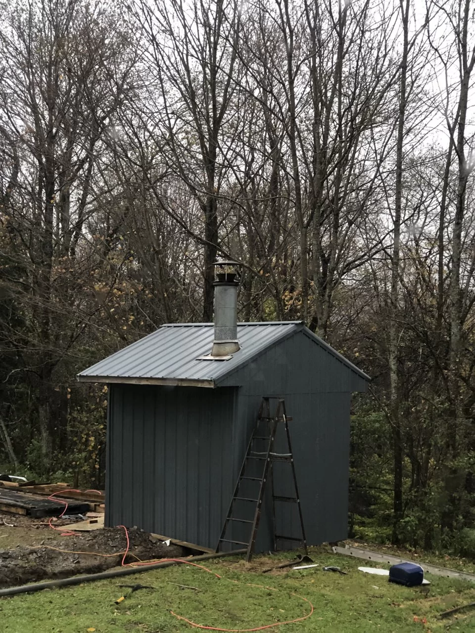 Outdoor Boiler Shed
