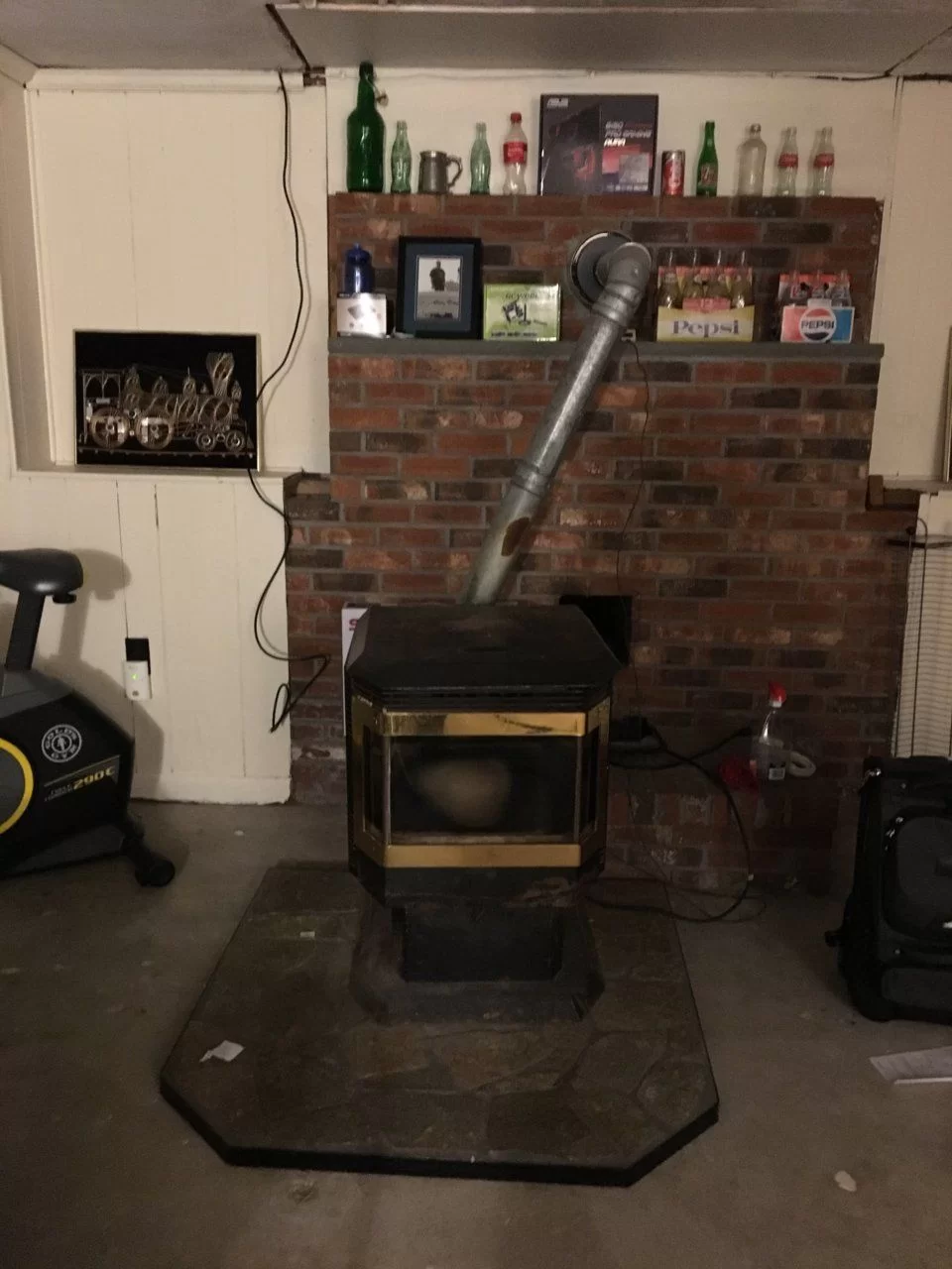 pellet stove