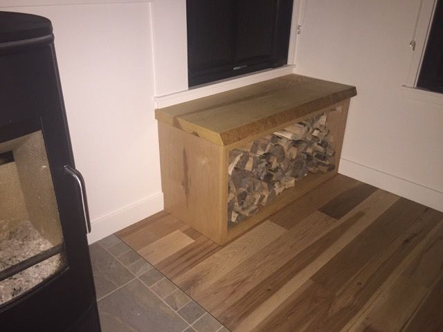 Stove and wood box