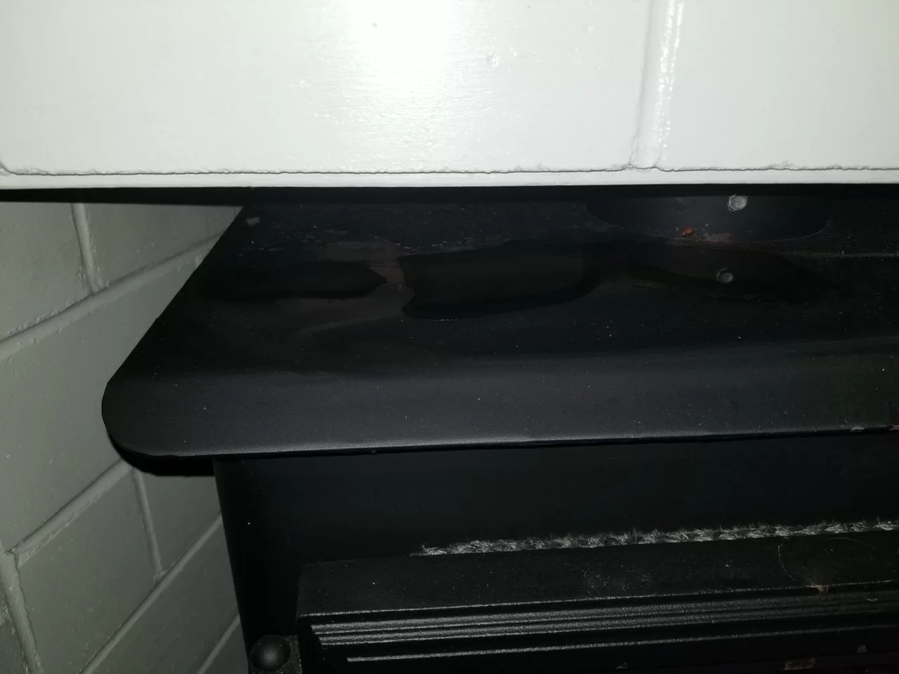 Water on top