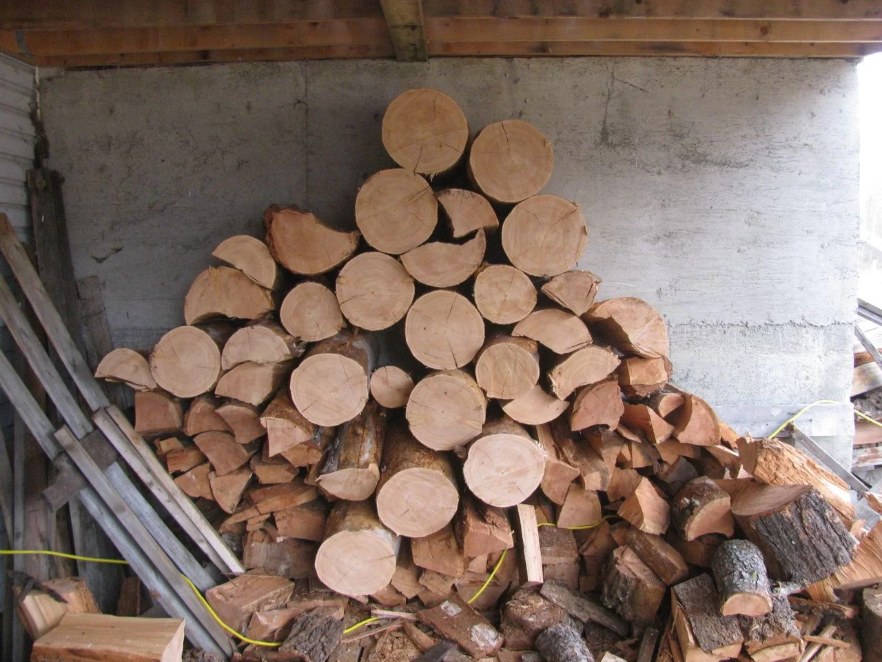 wood pile