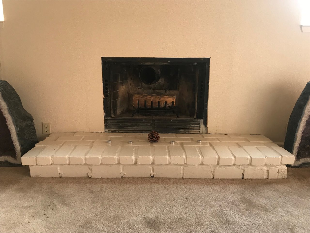 zc fireplace with hearth