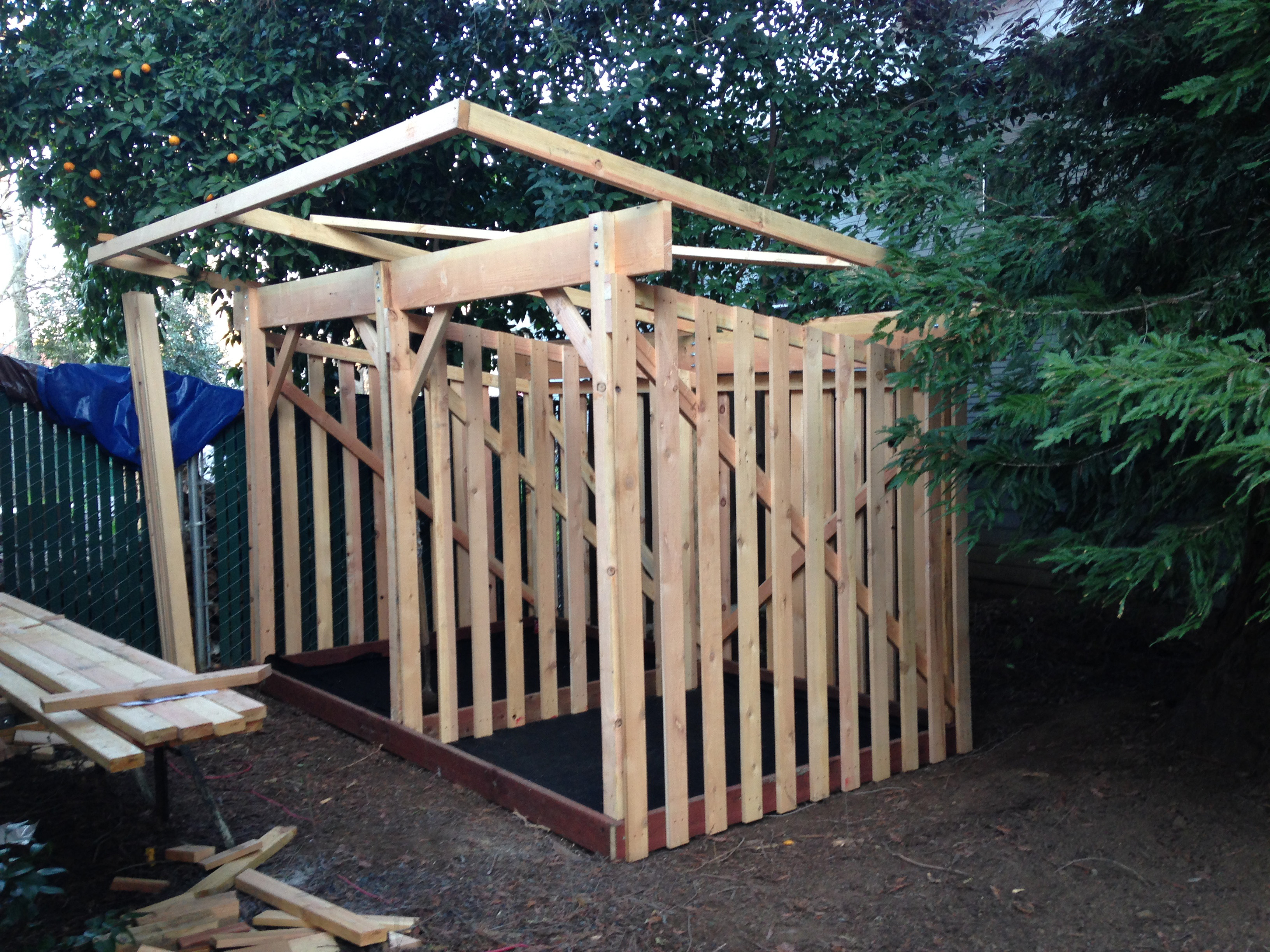 [Hearth.com] Build thread: My first wood shed.