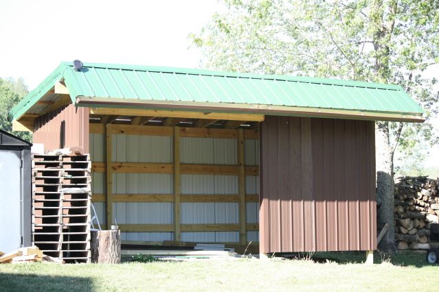 New wood shed build