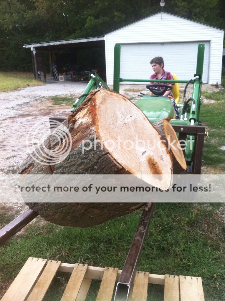 Taking care of Big Wood from the last Scrounge...