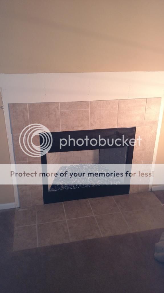[Hearth.com] Can I cover the black "frame" around the fireplace?