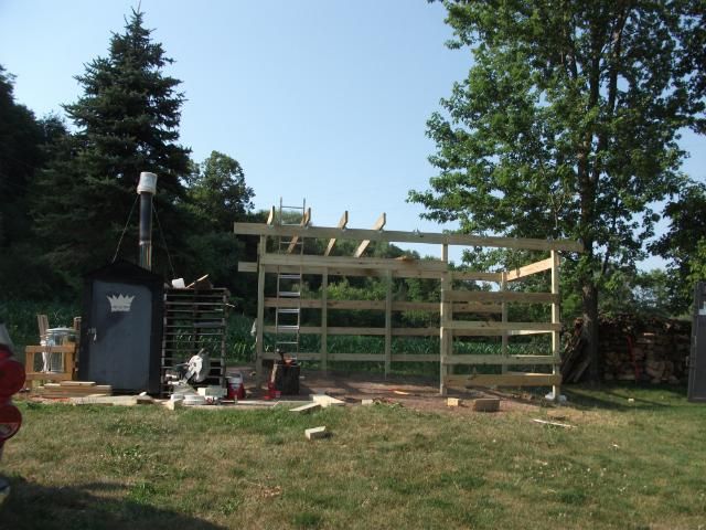 New wood shed build