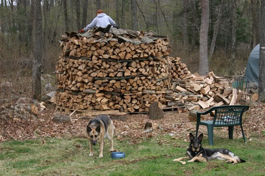 Holz Hausen firewood stack question.