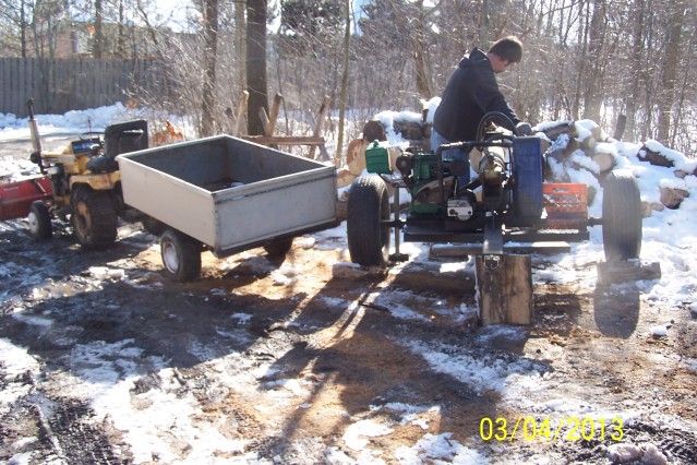 [Hearth.com] picked up a log splitter