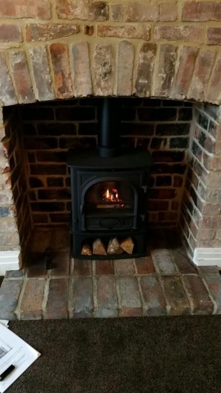 [Hearth.com] Logburner installation + exposed brick makeover...