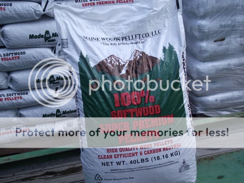 Maine Wood Pellets...2 Bags Different Looks..??