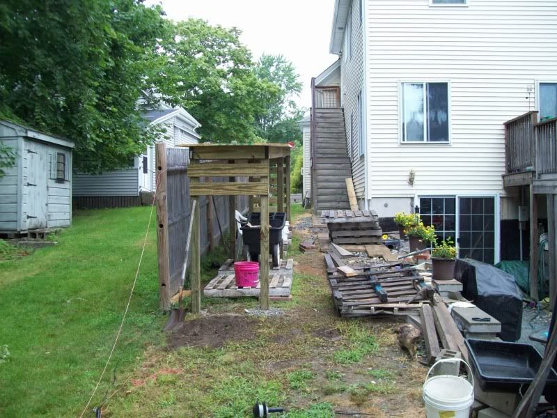 Covered Wood Rack