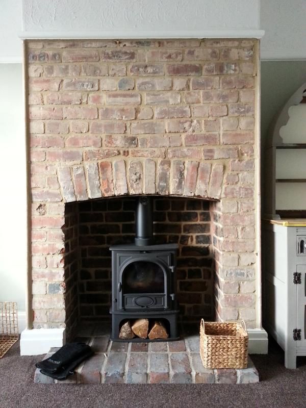 [Hearth.com] Logburner installation + exposed brick makeover...