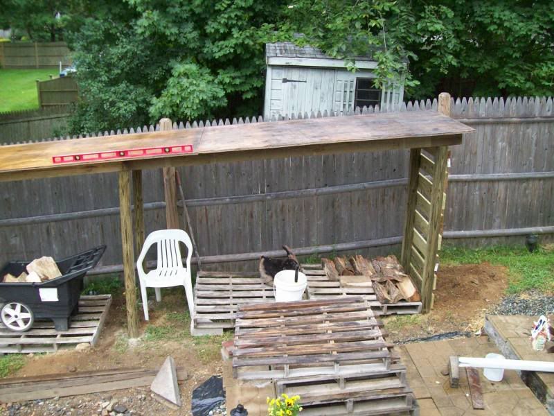 Covered Wood Rack