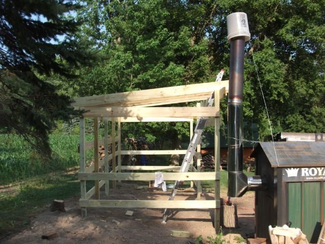 [Hearth.com] New wood shed build