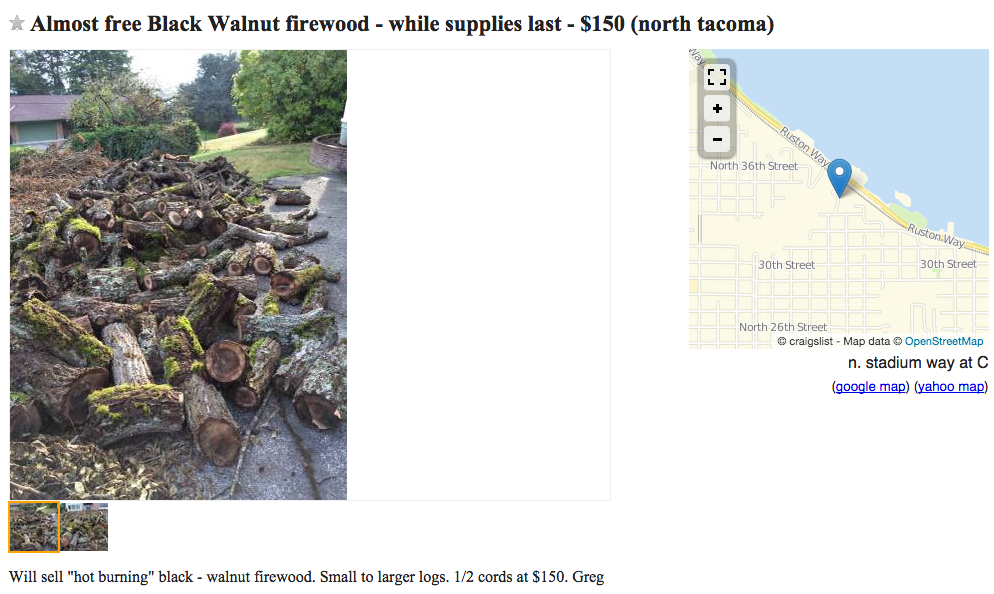 Craigslist laugh of the day.....