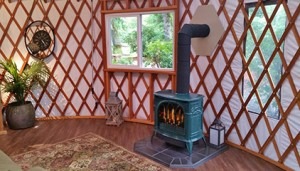 Yurt with Cozy Stove