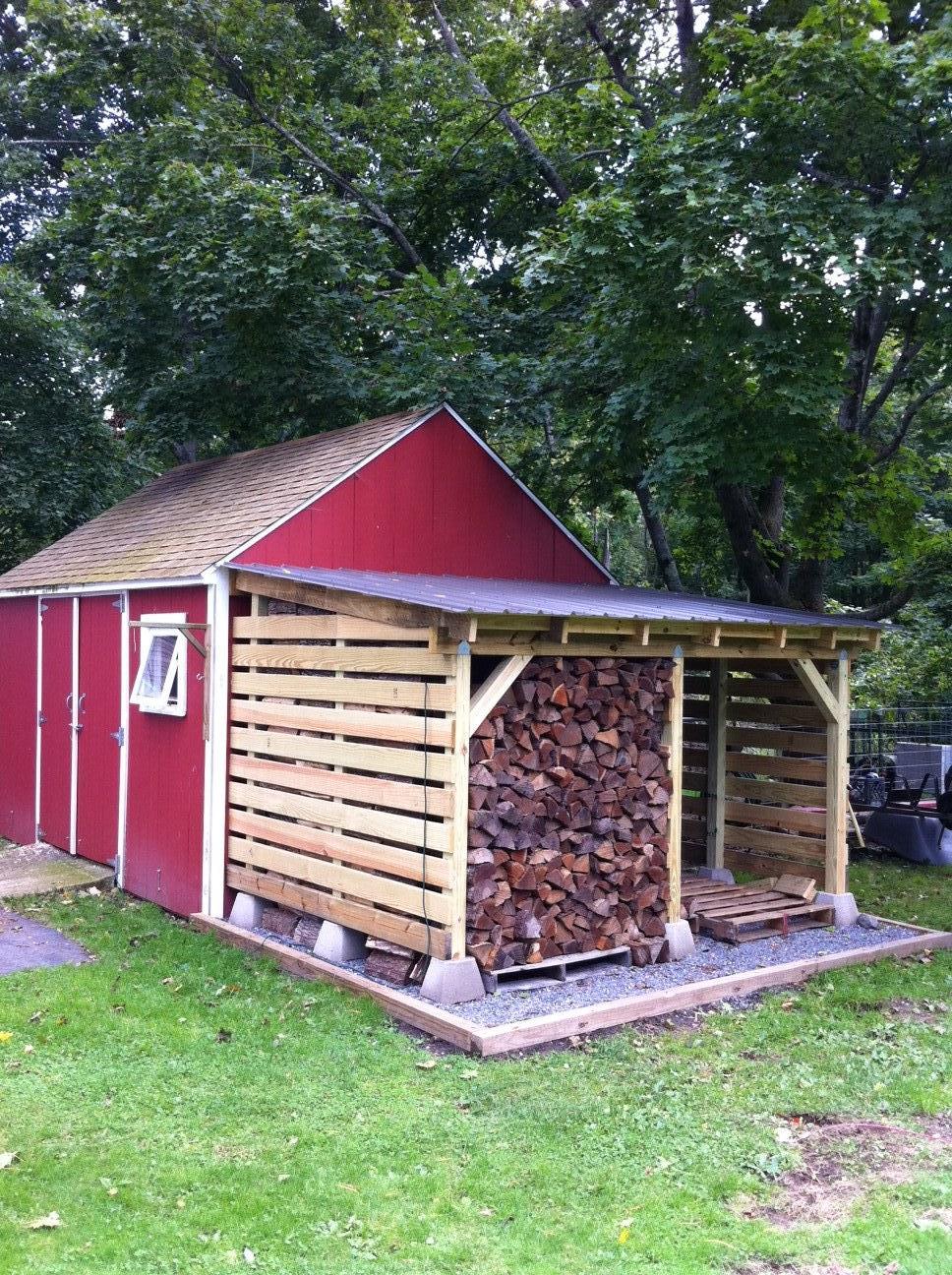 Critique my wood shed design?