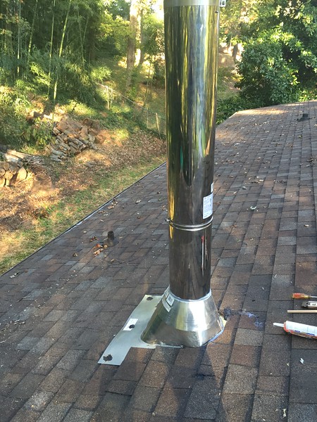 [Hearth.com] Installing a Selkirk chimney system.