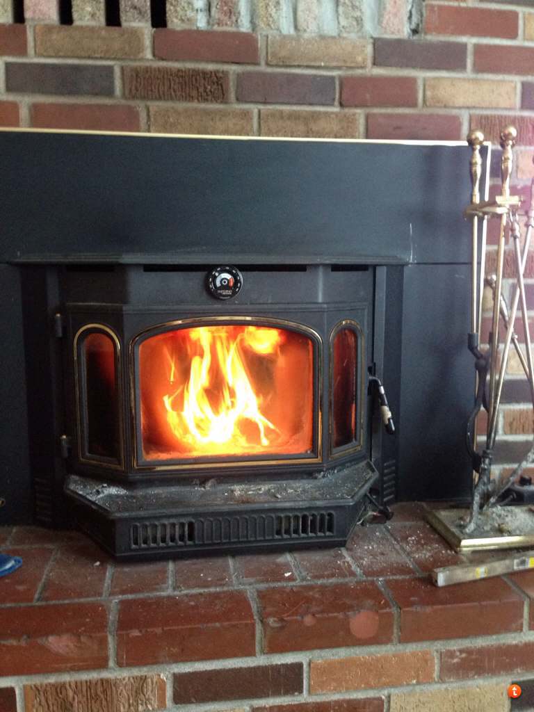 [Hearth.com] Flush mount pellet insert.