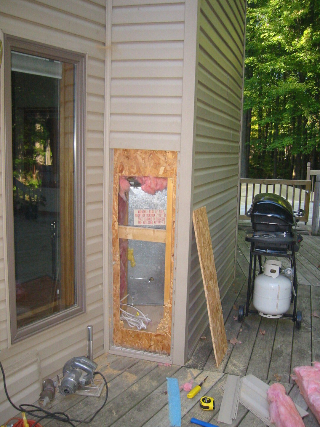 [Hearth.com] ZC Fireplaces: Is an access panel/door on the outside chimney for FP inspection/maintenance purposes