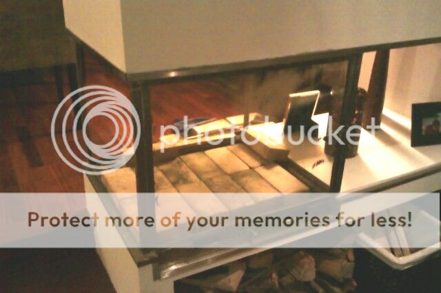 [Hearth.com] All glass "designer" fireplace to masonry hybrid conversion