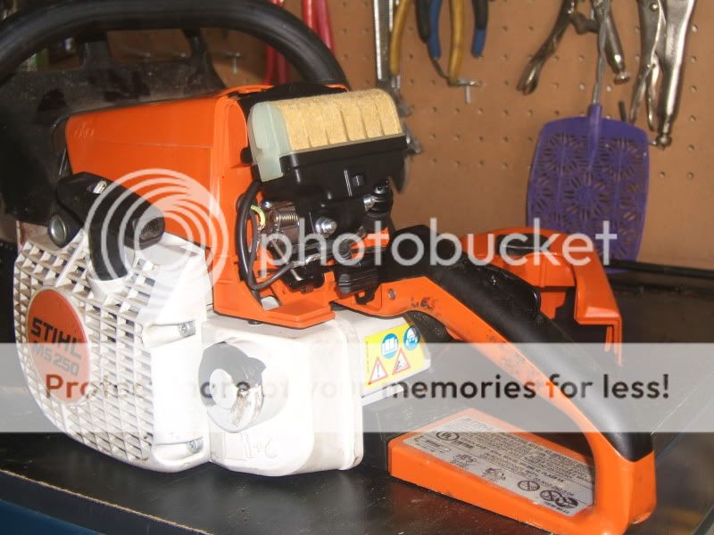 Stihl MS250 Selector switch wont go into "Off" Position | Hearth.com