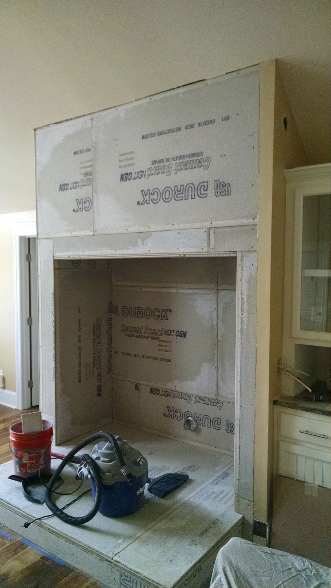 [Hearth.com] Large masonry fireplace to alcove conversion