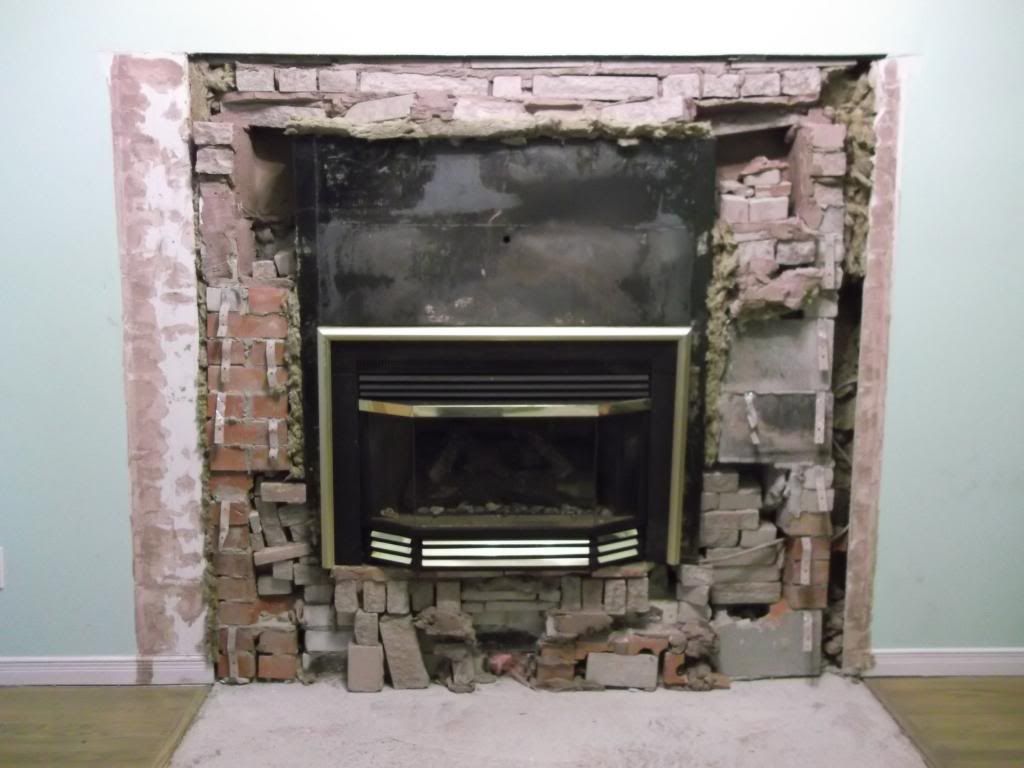 [Hearth.com] Need help - Large cast iron box - behind veneer brick - **pics**