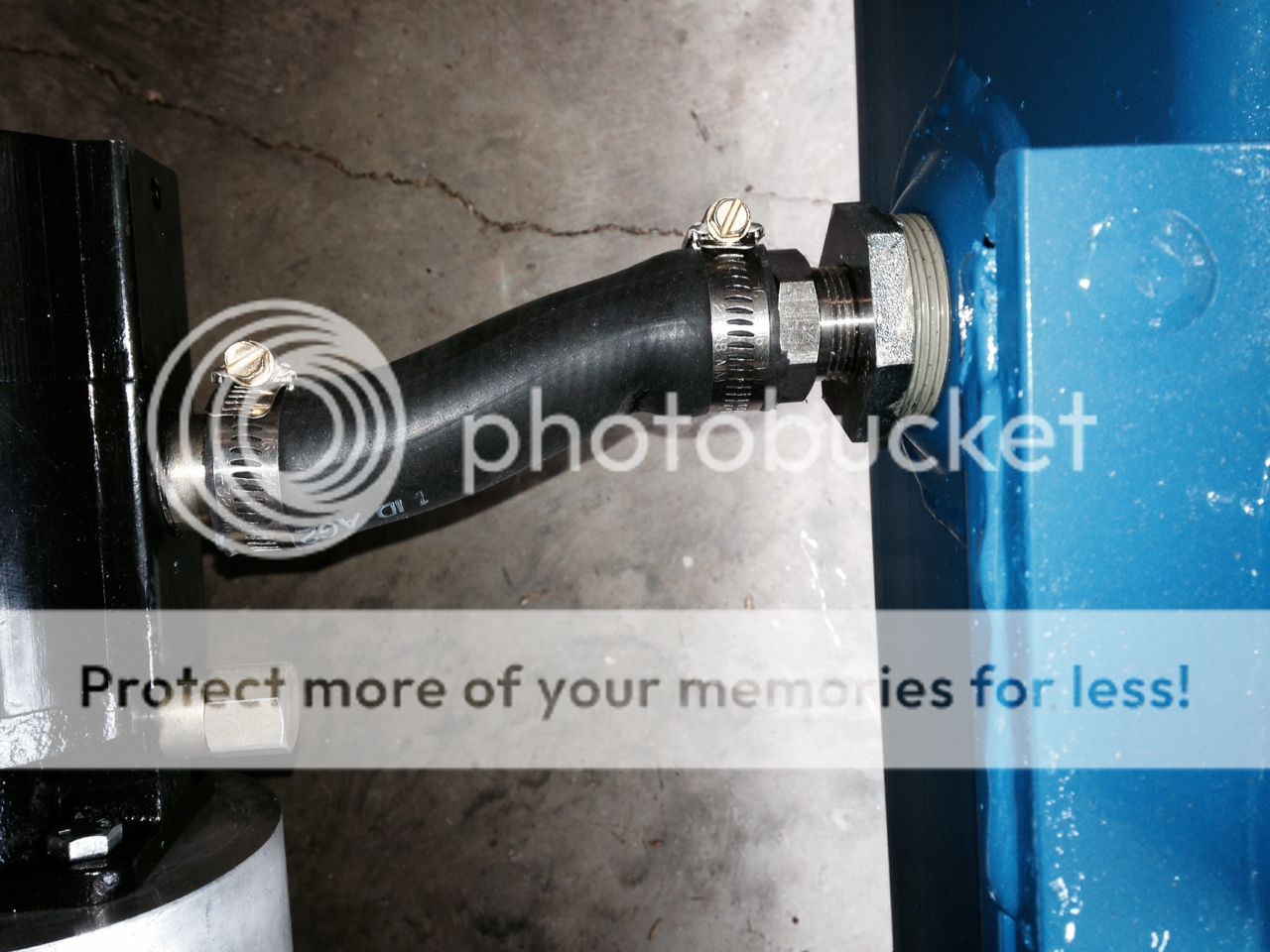 Splitter pump supply hose