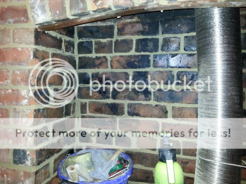 Logburner installation + exposed brick makeover...