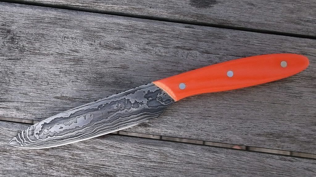 [Hearth.com] Orange handled Bird-n-Trout Hunter