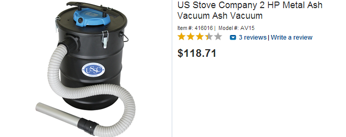 [Hearth.com] Lowes ash vacuum work?