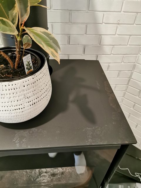 [Hearth.com] Ideas to repair rust marks on top of wood stove?