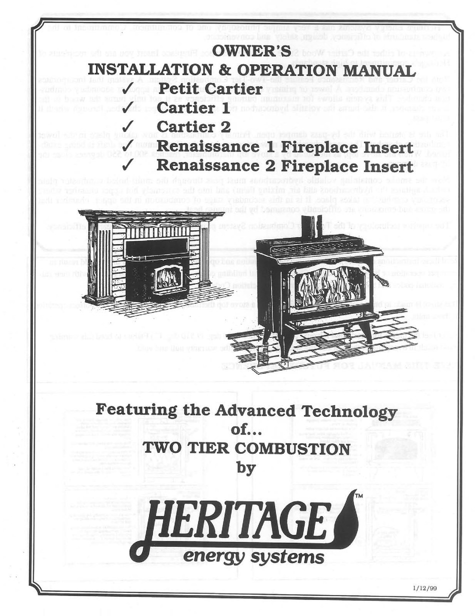 Heritage Energy Systems Inc. Wood Stove Questions | Hearth.com Forums Home